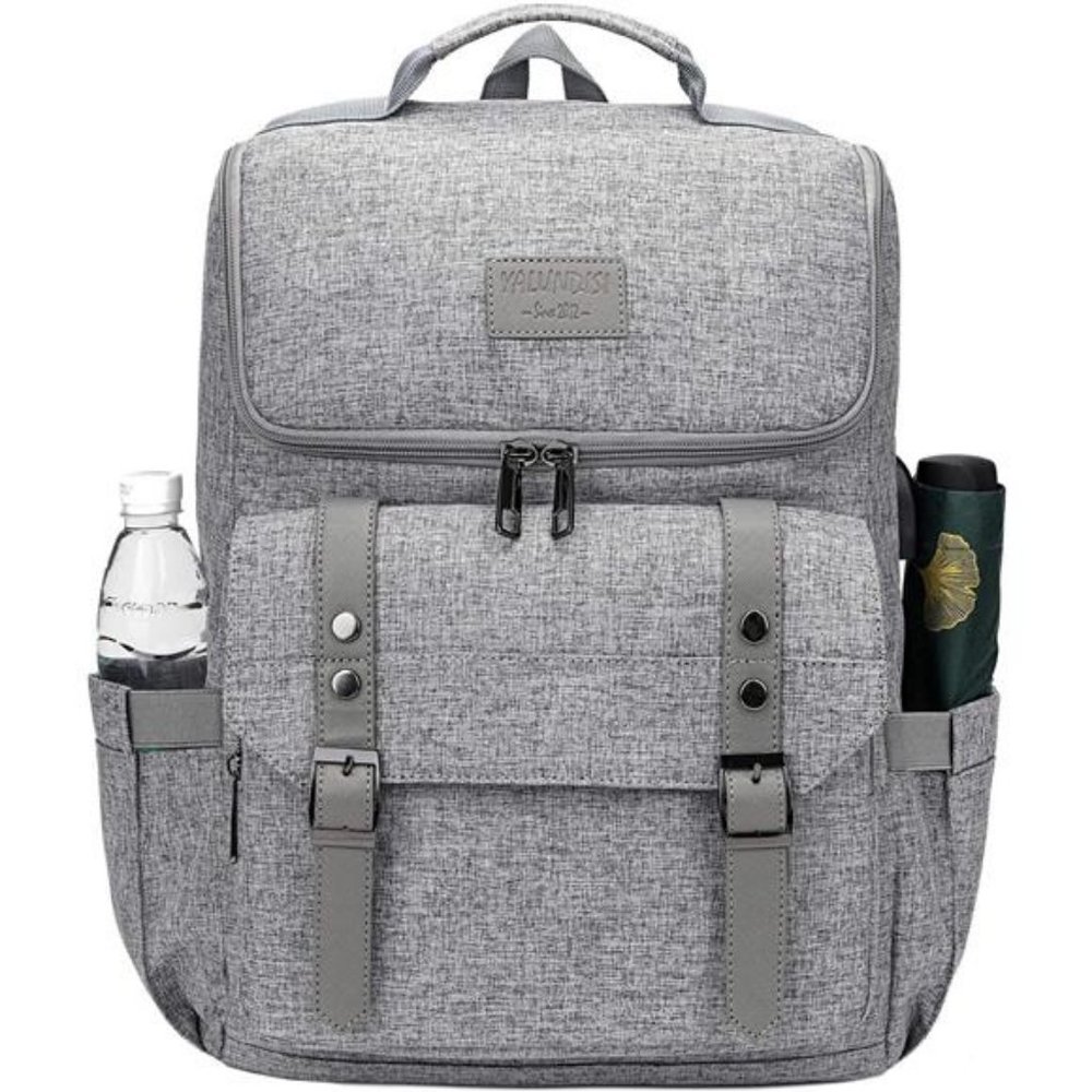 Vintage Backpack Travel Laptop Backpack with usb Charging Port for Women